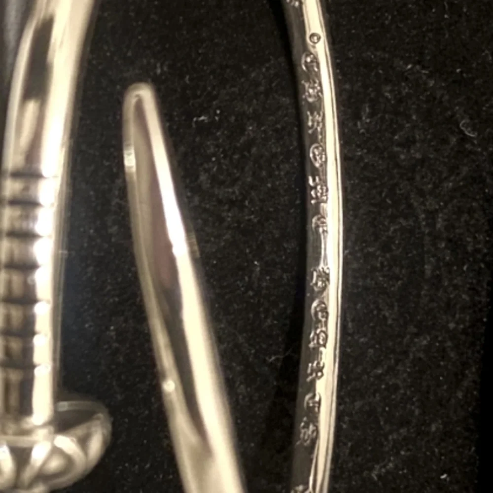 Chrome Hearts Silver Nail Bracelet one size fits all ADJ - Picture 7 of 8